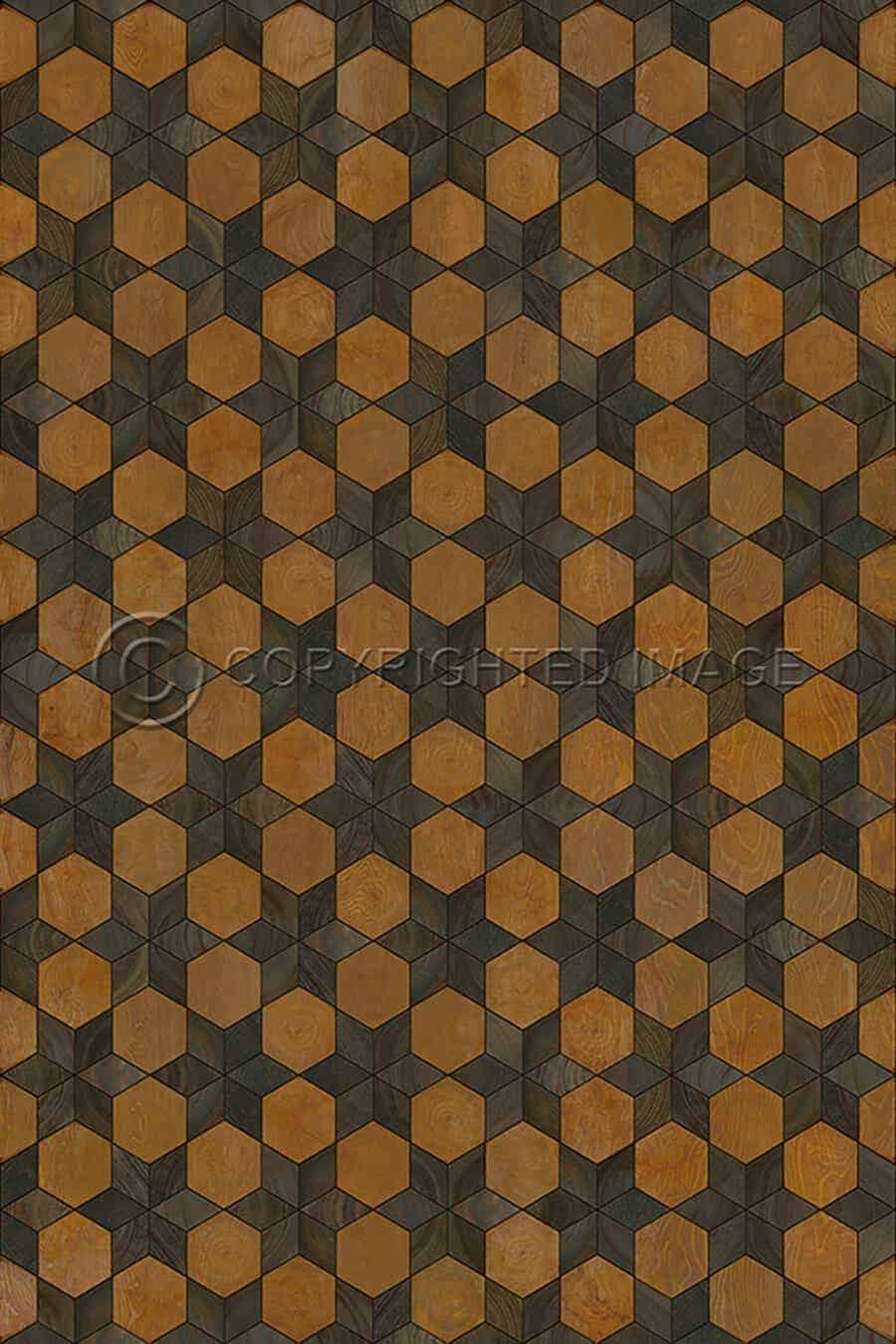 images Piecework Kristina Vinyl Floor Cloth, 52 x 76
