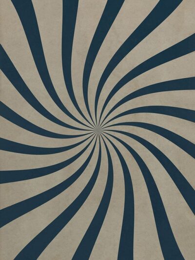 Pinwheel Spray Vinyl Floor Cloth, 20x30, 38x56, 52x76, 70x102, 96x140, 120x175