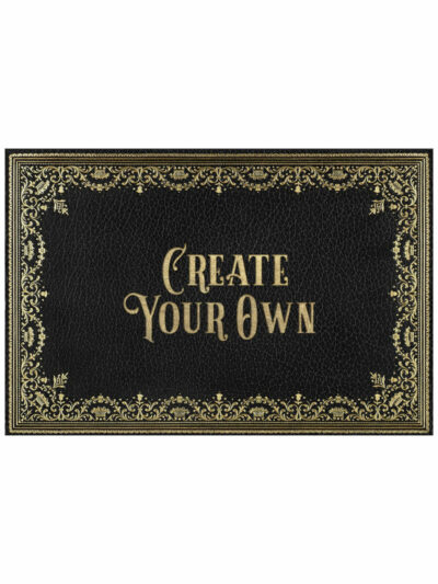 Placard Gilt Old Vic Vinyl Floor Cloth, Custom Text, 24 x 36