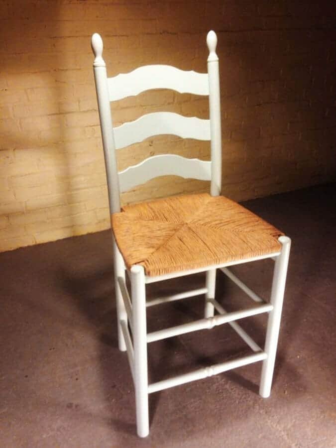 images Provence Ladderback Counter Stool, Tidewater