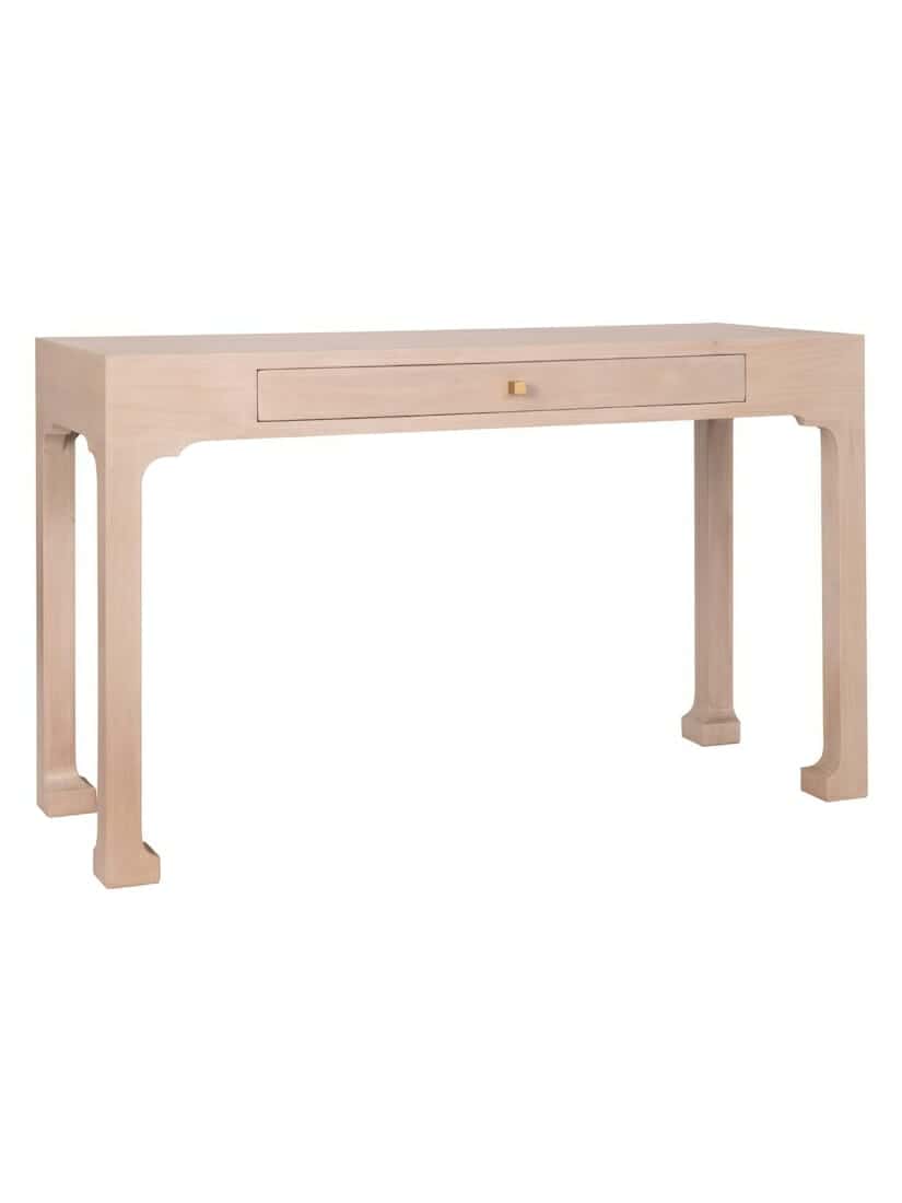images Sag Harbor 1 Drawer Console, Cashew