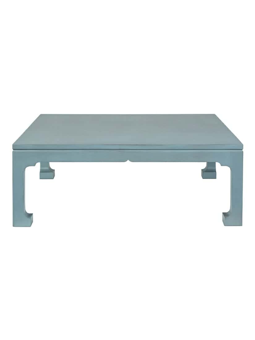images Sag Harbor Square Coffee Table, Robin's Egg Blue