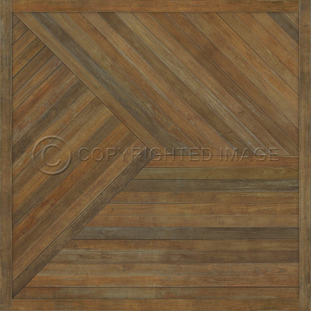 images Sequoia Dove Vinyl Floor Cloth, 60x60, 72x72