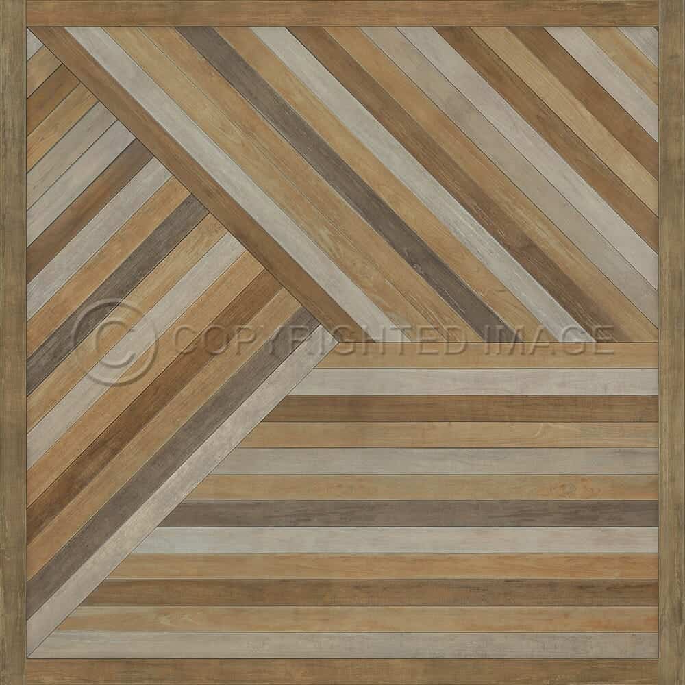images Sequoia Woodpecker Vinyl Floor Cloth 60x60, 72x72