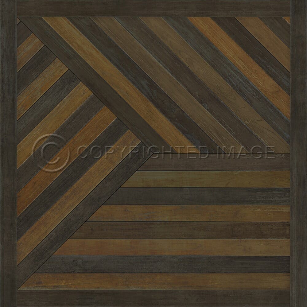 images Sequoia Wren Vinyl Floor Cloth 36x36, 48x48