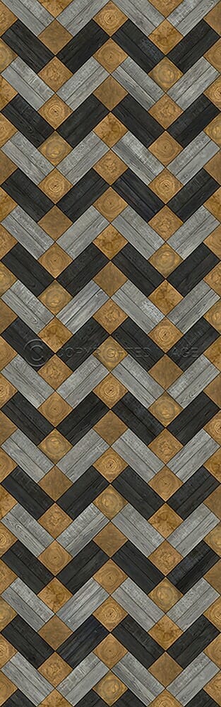 images Steinbeck Stanford Vinyl Floor Cloth, 36x115