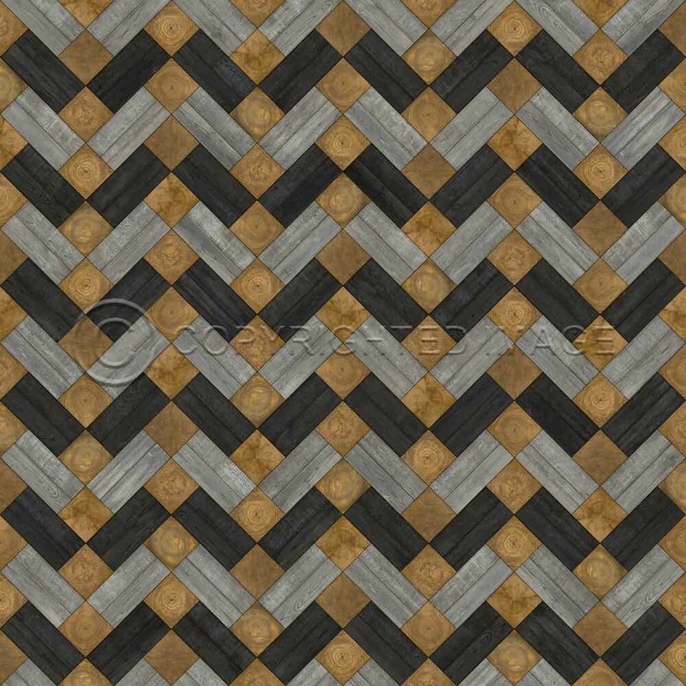 images Steinbeck Stanford Vinyl Floor Cloth, 60x60, 72x72