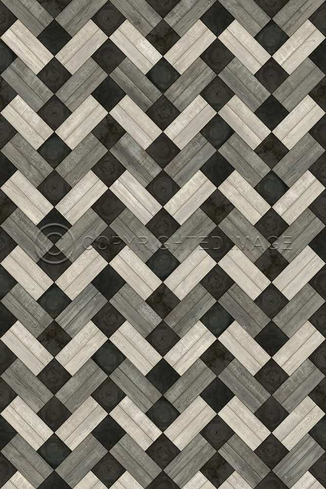 images Steinbeck Monochrome Vinyl Floor Cloth, 20x30, 38x56