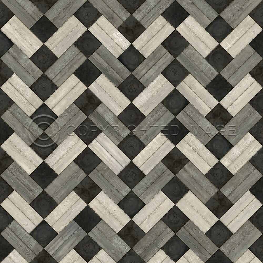 images Steinbeck Monochrome Vinyl Floor Cloth , 36x36, 48x48