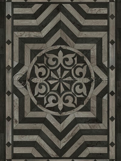Spicher Vinyl Floor Cloths, Stirling Armor Vinyl Floor Cloth, 20 x 30