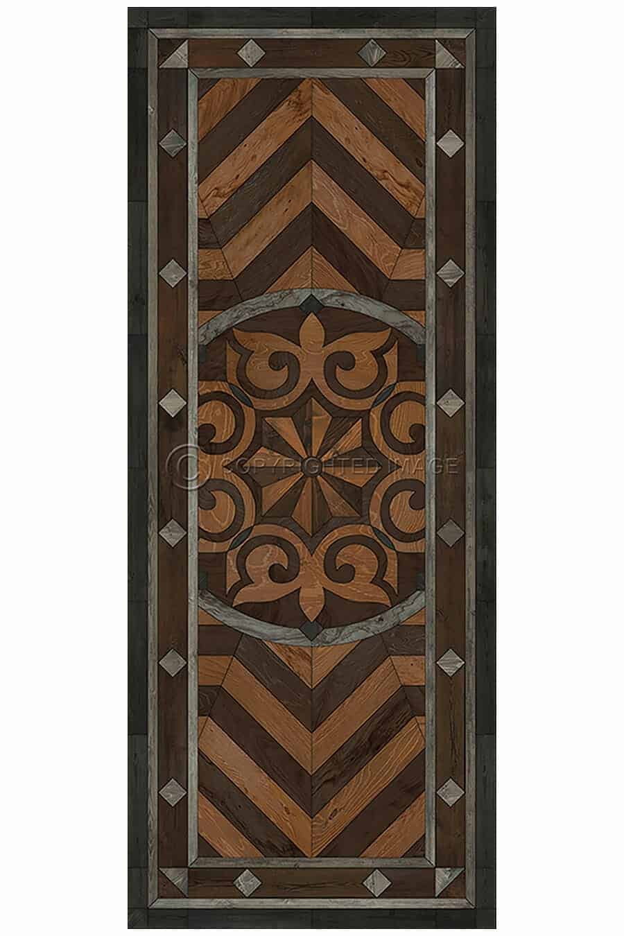 images Spicher Vinyl Floor Cloths, Stirling Bailey Vinyl Floor Cloth, 36 x 90 Runner