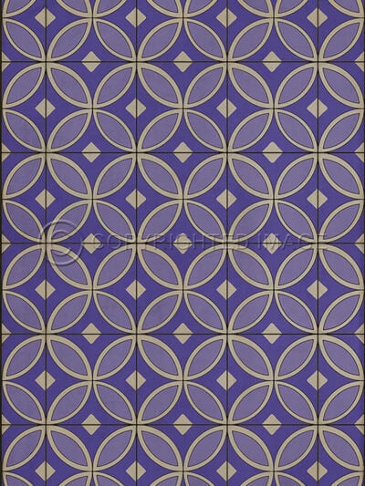 Tadpole Crocus Vinyl Floor Cloth, 20 x 30, 38 x 56, 52 x 76, 70 x 102