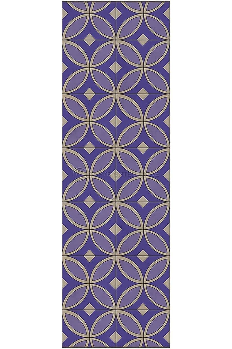 images Tadpole Crocus Vinyl Floor Cloth, 36 x 115 Runner