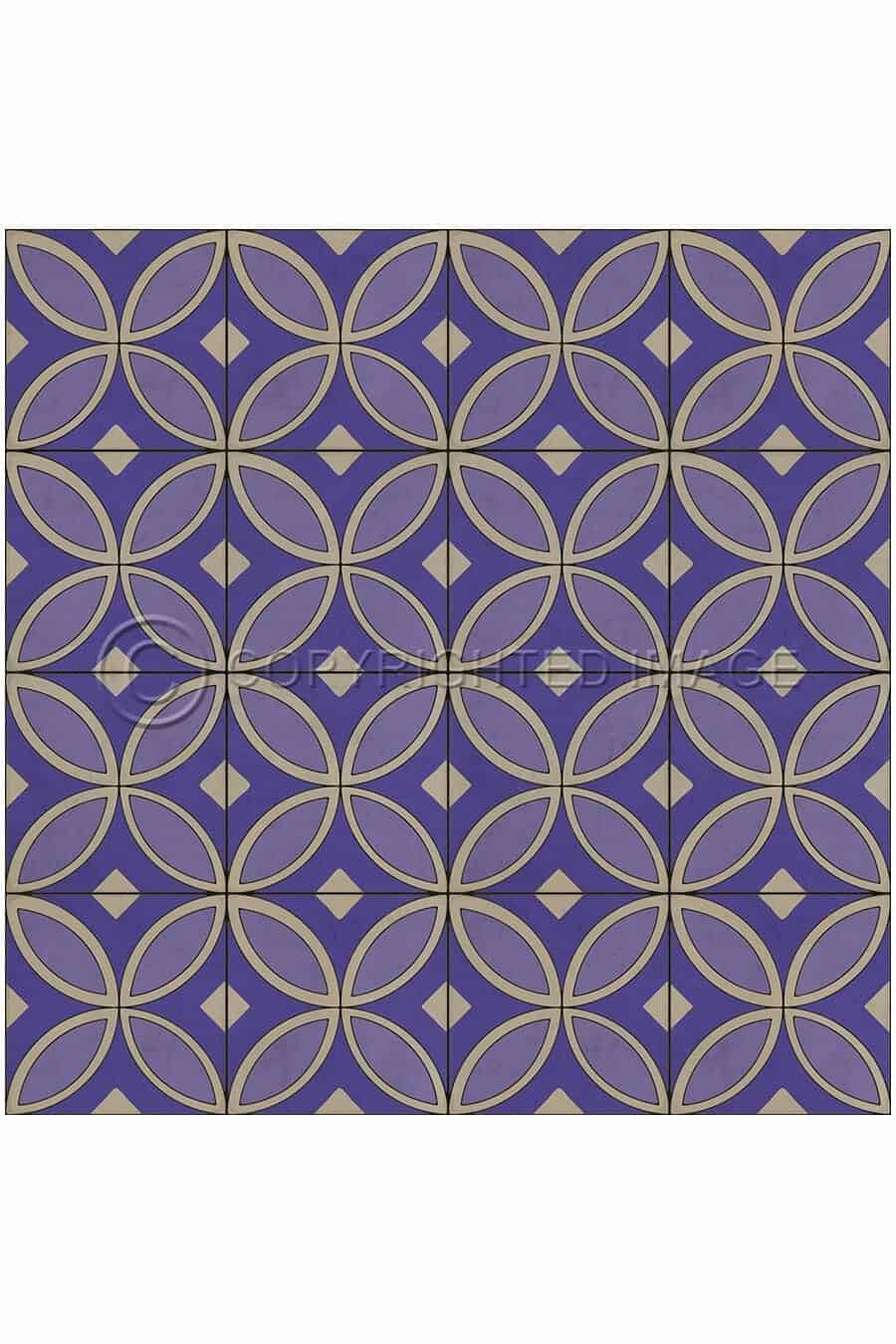 images Tadpole Crocus Vinyl Floor Cloth, 36 x 36, 48 x 48, 60 x 60, 72 x 72 Square