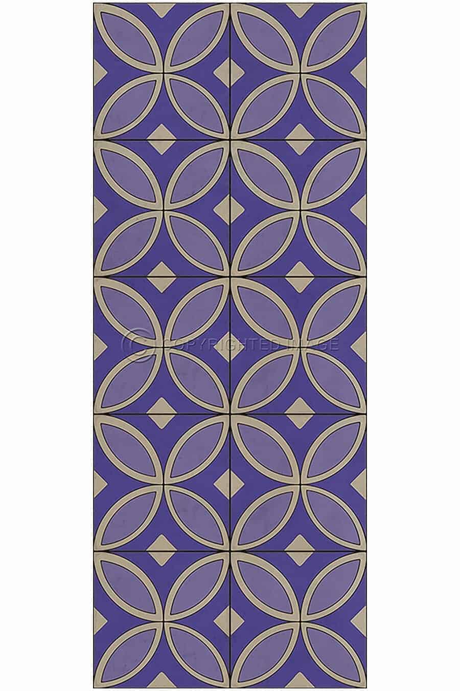 images Tadpole Crocus Vinyl Floor Cloth, 36 x 90 Runner