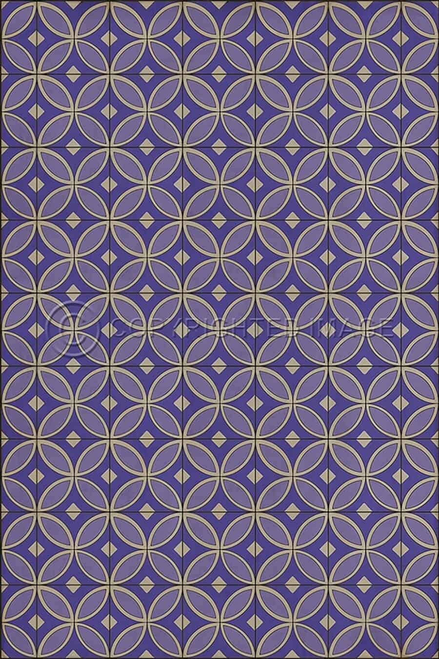 images Tadpole Crocus Vinyl Floor Cloth, 96 x 140, 120 x 175
