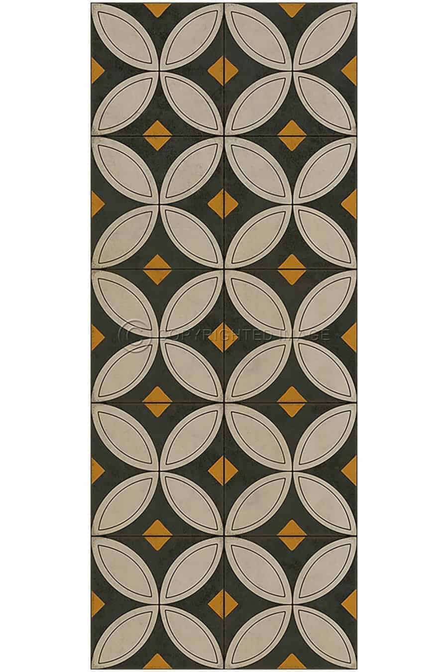 images Tadpole Dewdrop Vinyl Floor Cloth, 36 x 90 Runner