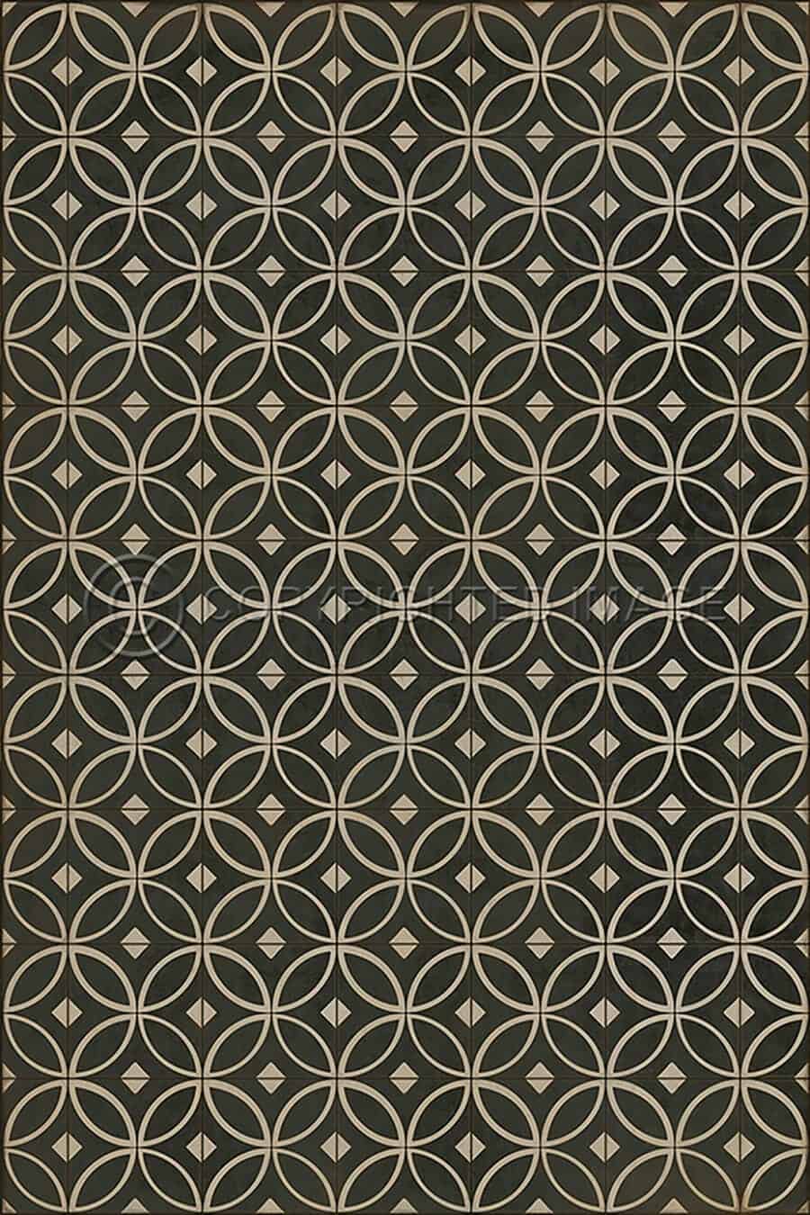 images Tadpole Ebony Vinyl Floor Cloth, 96 x 140, 120 x 175