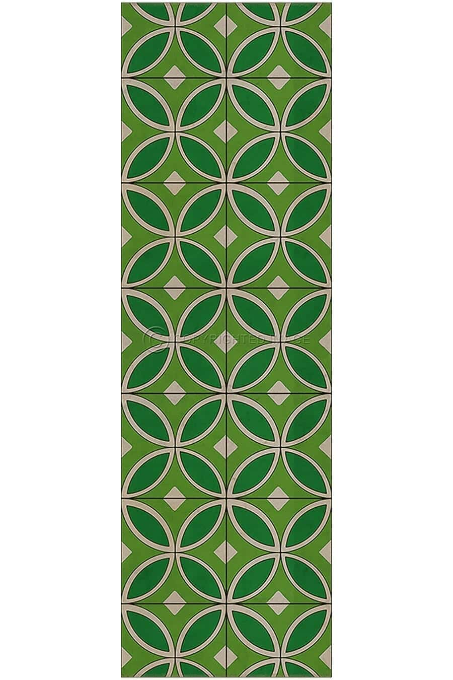 images Tadpole Grass Vinyl Floor Cloth, 36 x 115 Runner