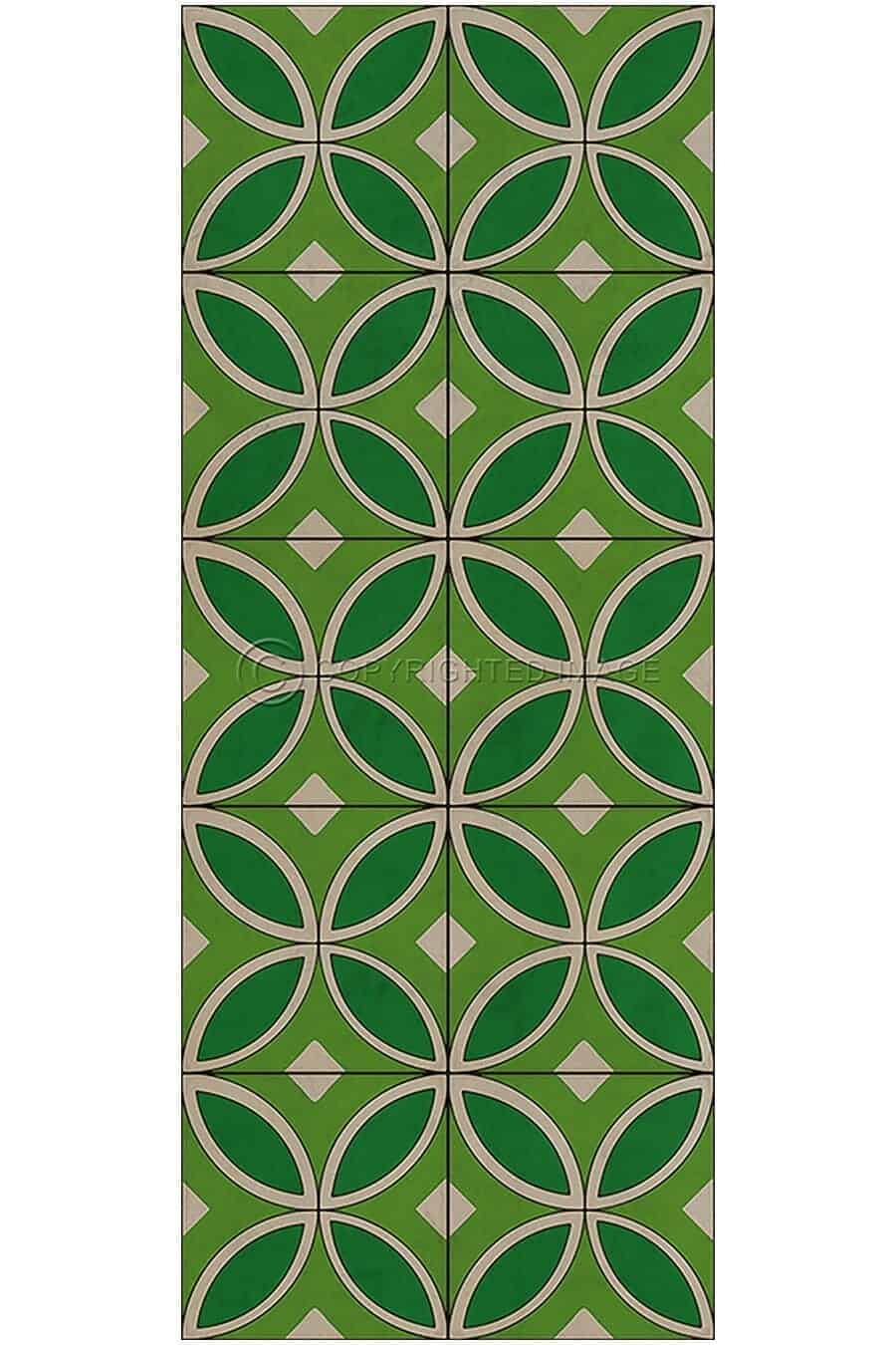 images Tadpole Grass Vinyl Floor Cloth, 36 x 90 Runner