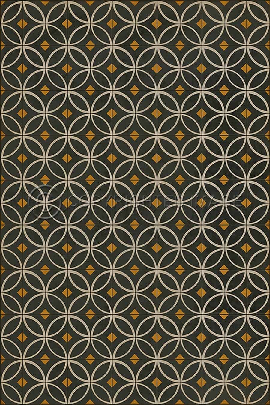 images Tadpole Jonquil Vinyl Floor Cloth, 96 x 140, 120 x 175