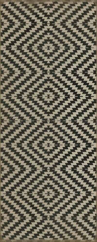 images Vibrations Vinyl Floor Cloth, 36x90