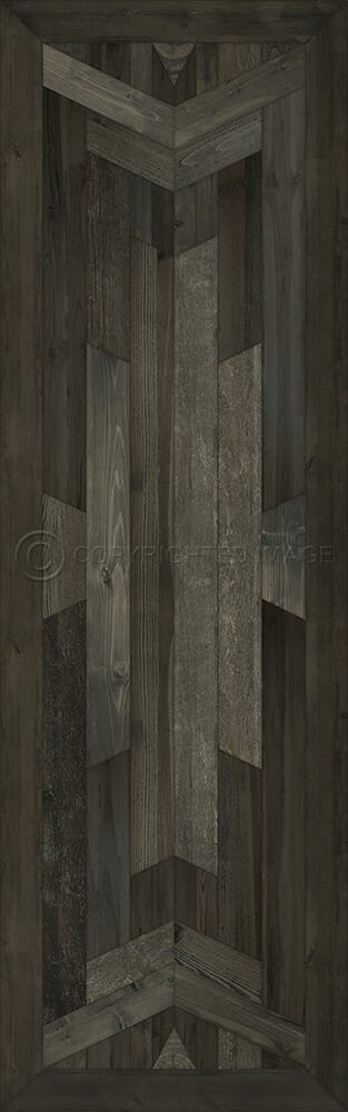 images Yellowstone Grayling Vinyl Floor Cloth, 36x115