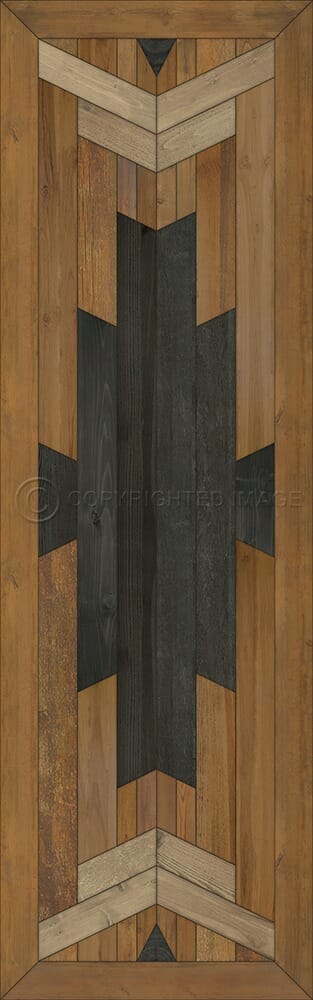 images Yellowstone Hawk Vinyl Floor Cloth, 36x115