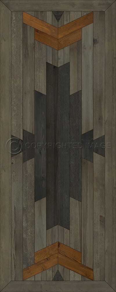 images Yellowstone Raven Vinyl Floor Cloth, 36x90
