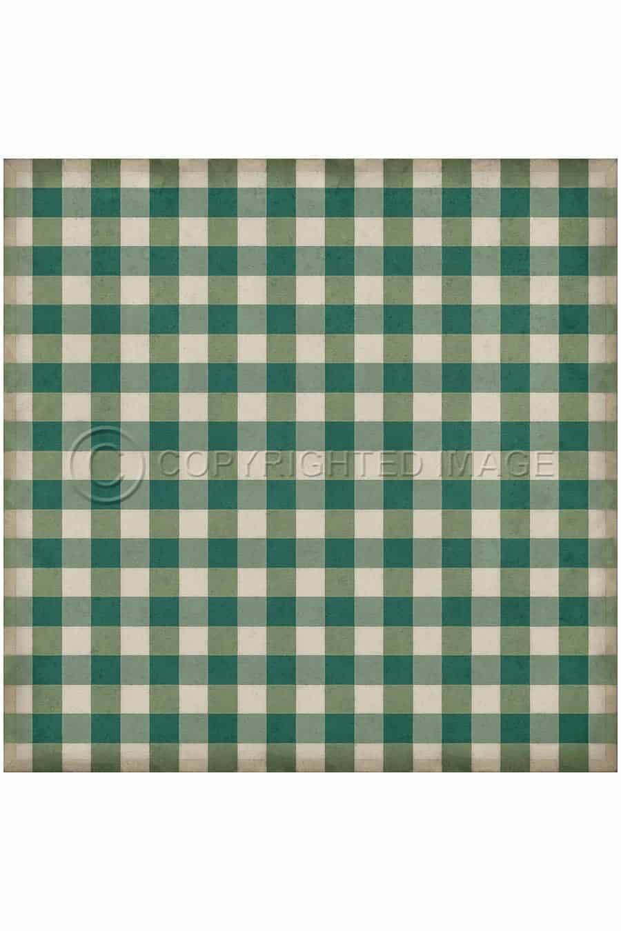 images Adelaide Parsley Vinyl Floor Cloth, 96 x 96, 120 x 120 Square