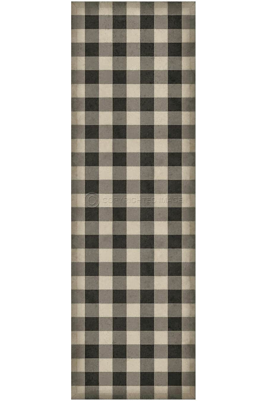 images Adelaide Pepper Vinyl Floor Cloth, 36 x 115 Runner