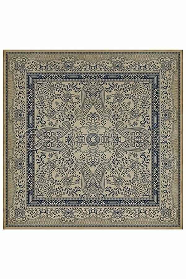images Annette Eggshell Vinyl Floor Cloth