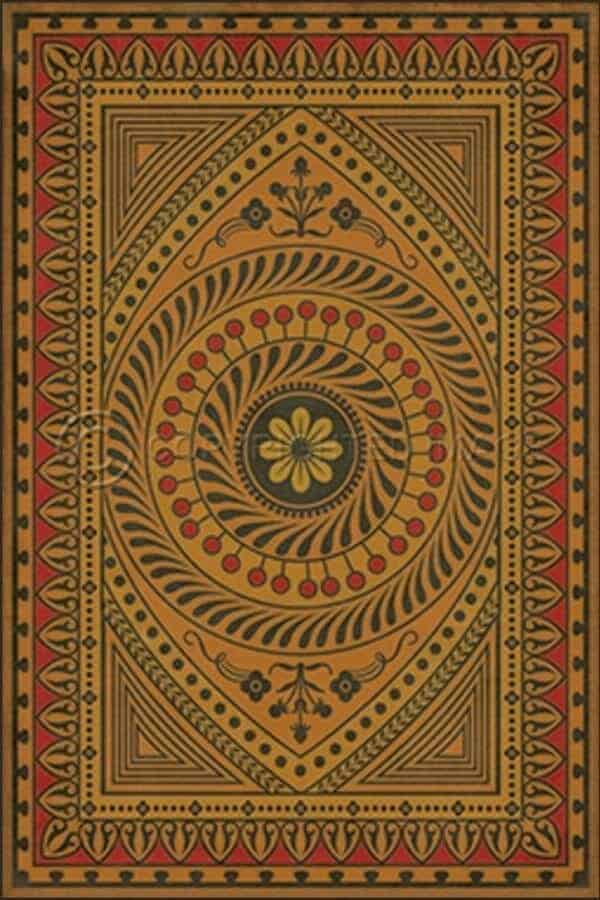 images Argine Saffron Vinyl Floor Cloth