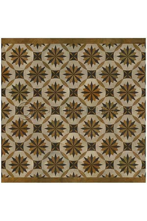 images Aurora Morris Vinyl Floor Cloth, 36 x 36, 48 x 48 Square