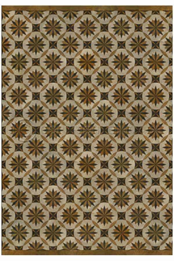 images Aurora Morris Vinyl Floor Cloth, 52 x 76, 70 x 102
