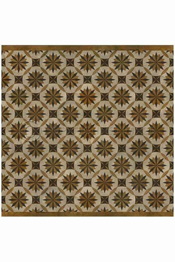 images Aurora Morris Vinyl Floor Cloth, 60 x 60, 72 x72 Square