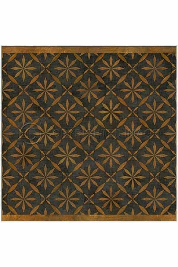 images Aurora Wallace Vinyl Floor Cloth, 36 x 36 Square