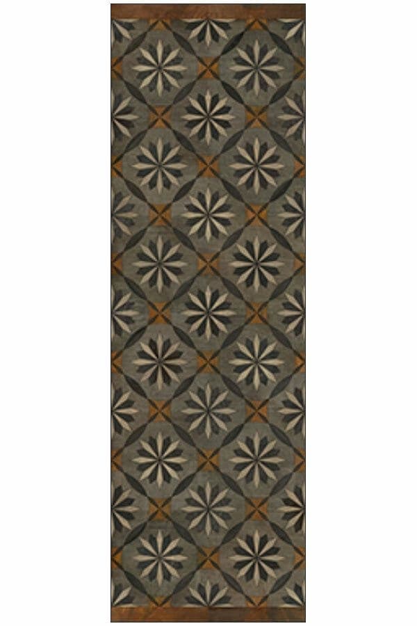 images Aurora Warner Vinyl Floor Cloth, 36 x 115 Runner