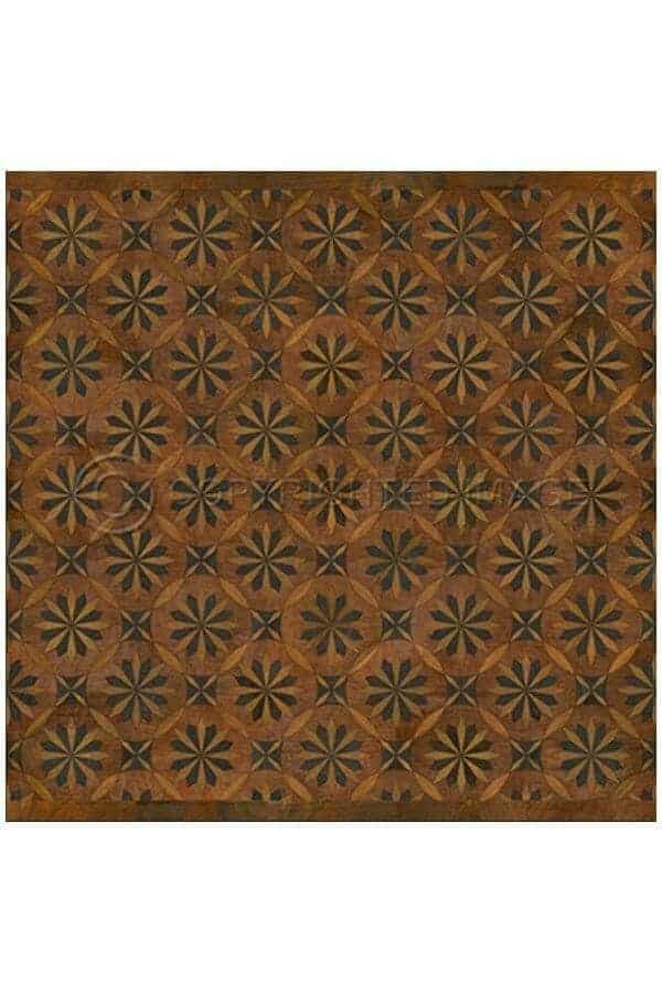images Aurora Wright Vinyl Floor Cloth, 60 x 60 Square