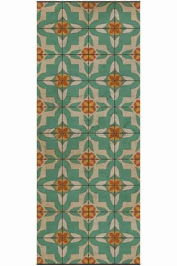 images Aviatrix Moderne Vinyl Floor Cloth, 36 x 90 Runner
