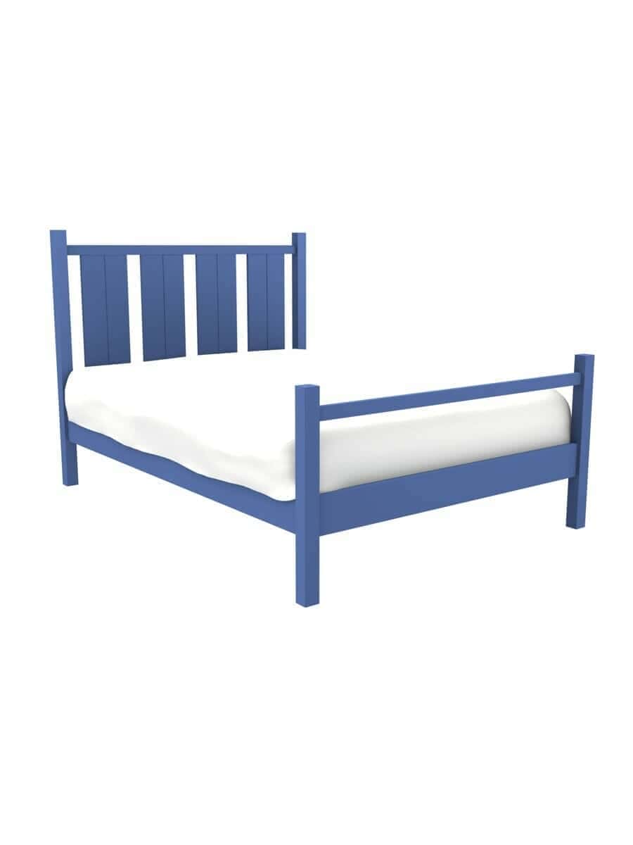 Beach House Furniture, Beach House Lubec Bed, Queen, China Blue Beach House Furniture, Beach House Lubec Bed, Queen, China Blue