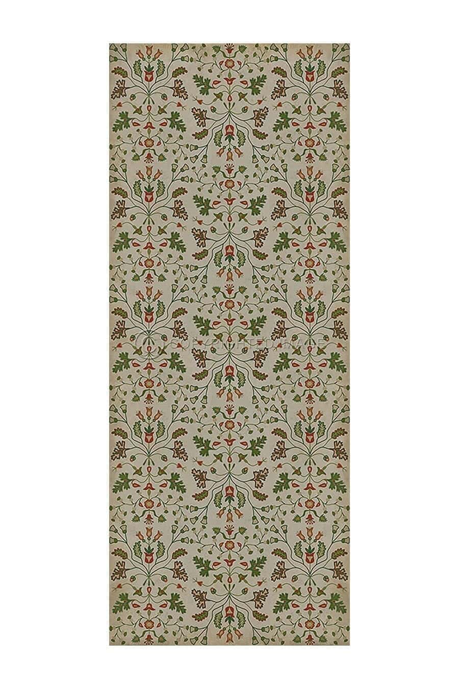 images Bellefleur Helene Vinyl Floor Cloth, 36 x 90 Runner
