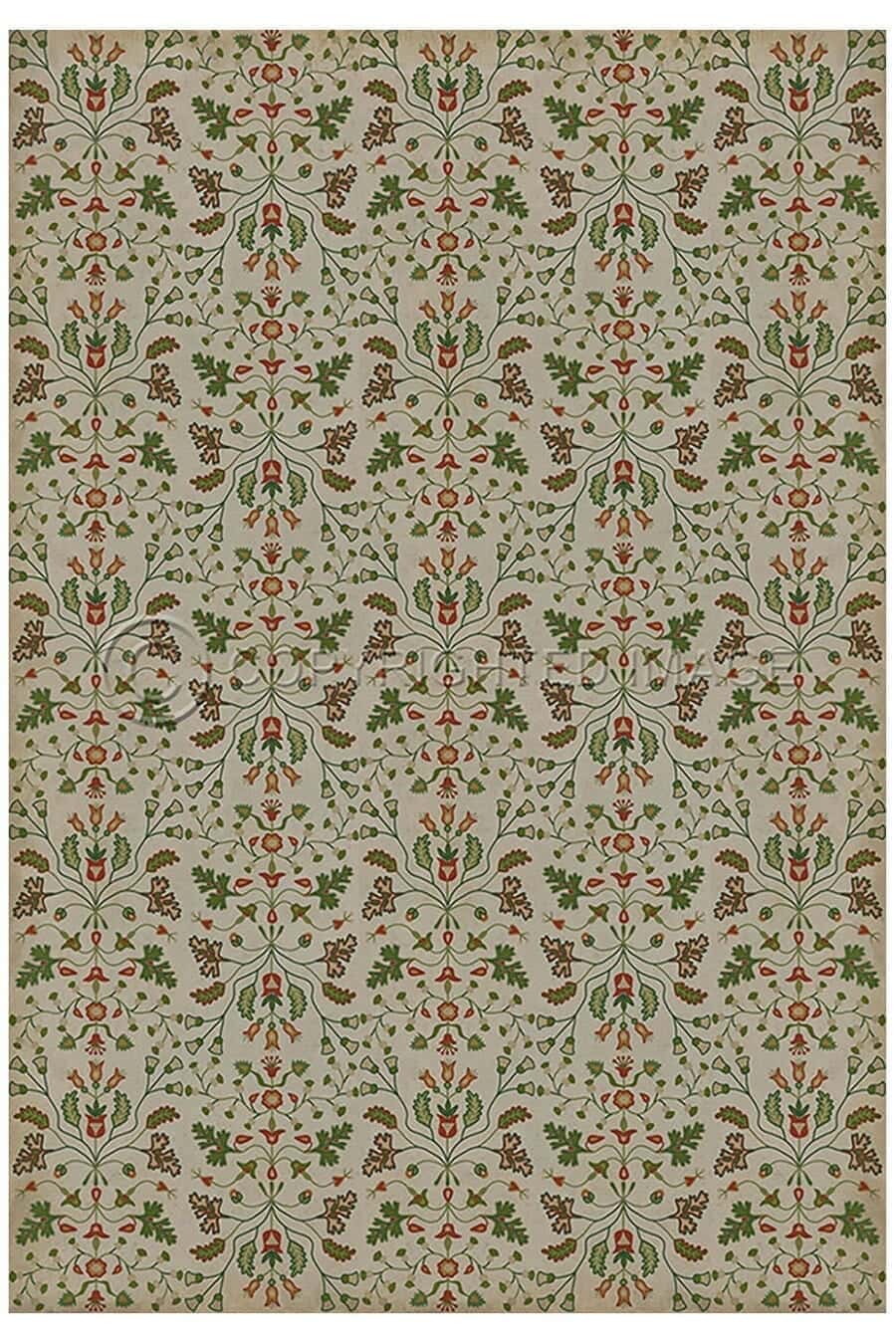 images Bellefleur Helene Vinyl Floor Cloth, 52 x 76