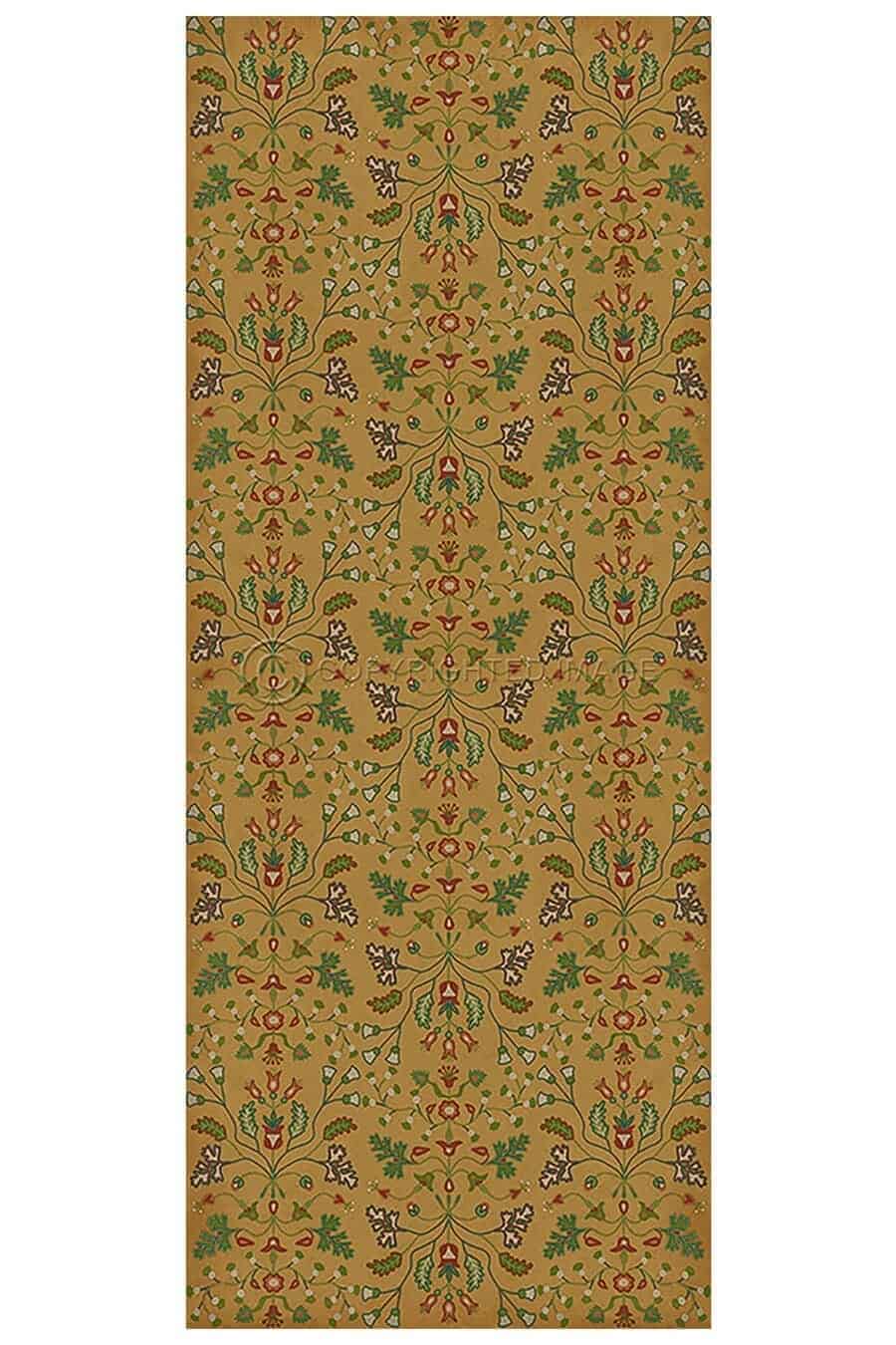 images Bellefleur Julia Vinyl Floor Cloth, 36 x 90 Runner