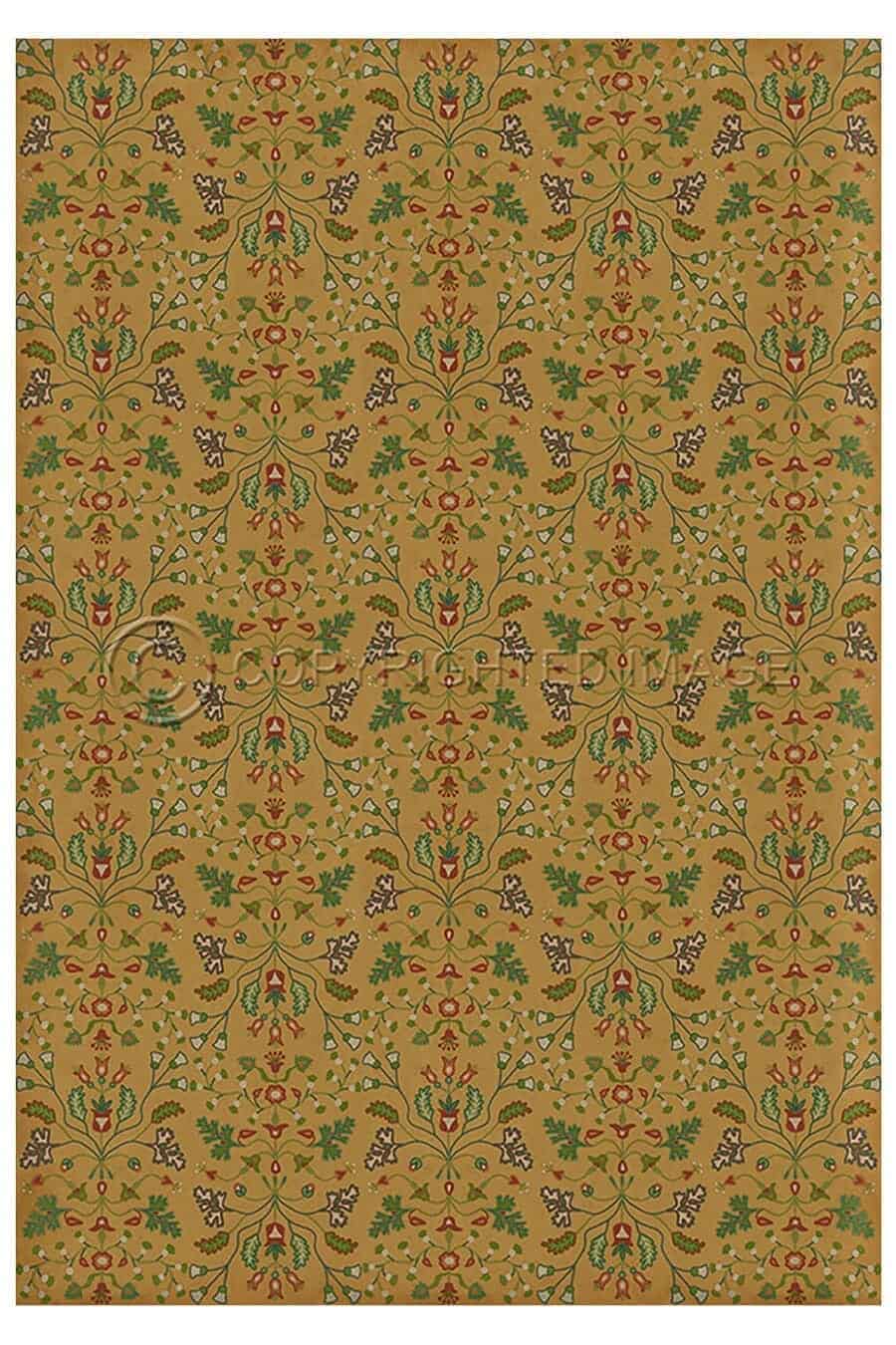 images Bellefleur Julia Vinyl Floor Cloth, 52 x 76
