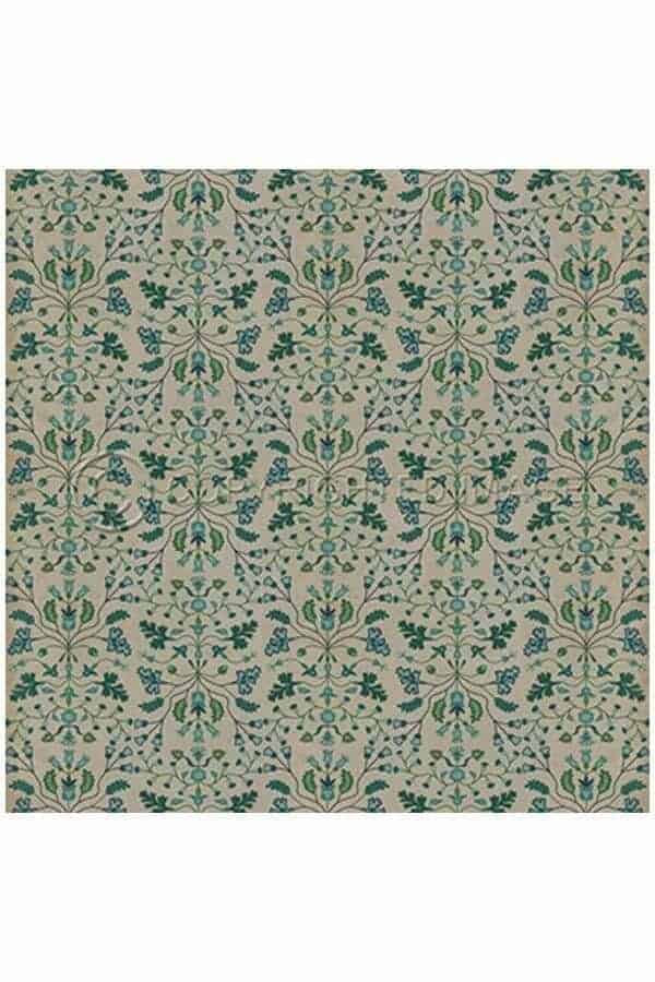 images Bellefleur Lisette Vinyl Floor Cloth, 60 x 60 Square