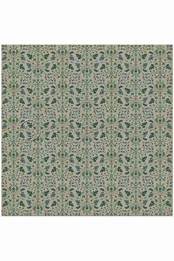 images Bellefleur Lisette Vinyl Floor Cloth, 96 x 96 Square
