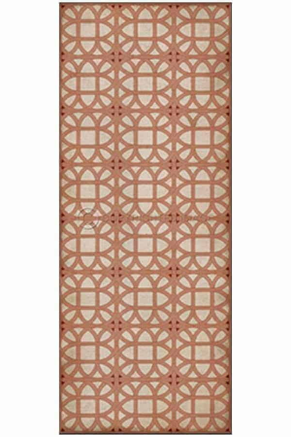 images Brick Lacework Vinyl Floor Cloth, 36 x 90 Runner