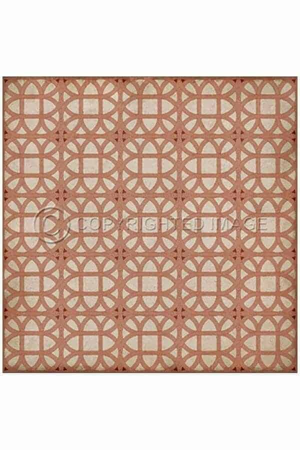 images Brick Lacework Vinyl Floor Cloth, 48 x 48 Square