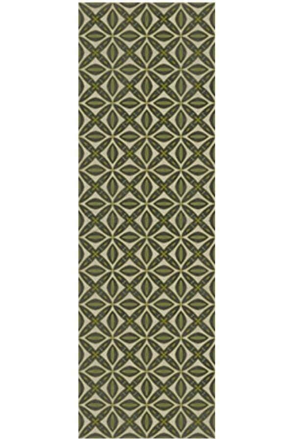 images Butternut Leaf Vinyl Floor Cloth, 36 x 115 Runner